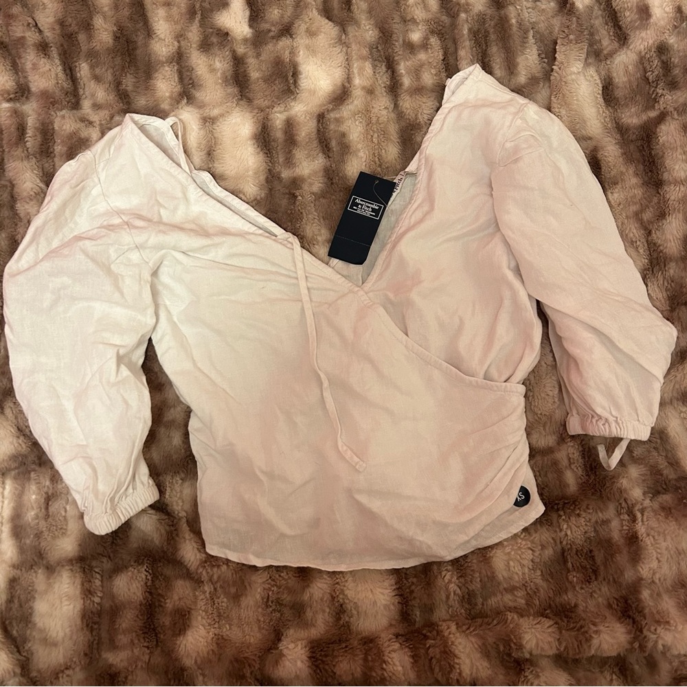 Wrap top balloon sleeve